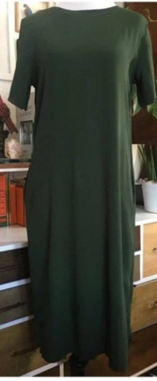 & OTHER STORIES Green Cut Out Dress 6